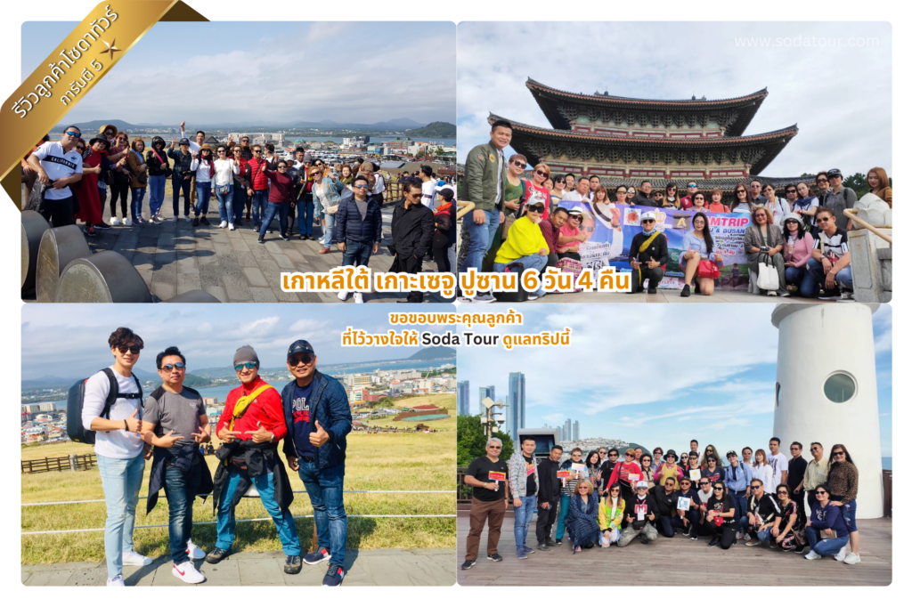 เกาหลีใต้ เกาะเซจู ปูซาน 6 วัน 4 คืน